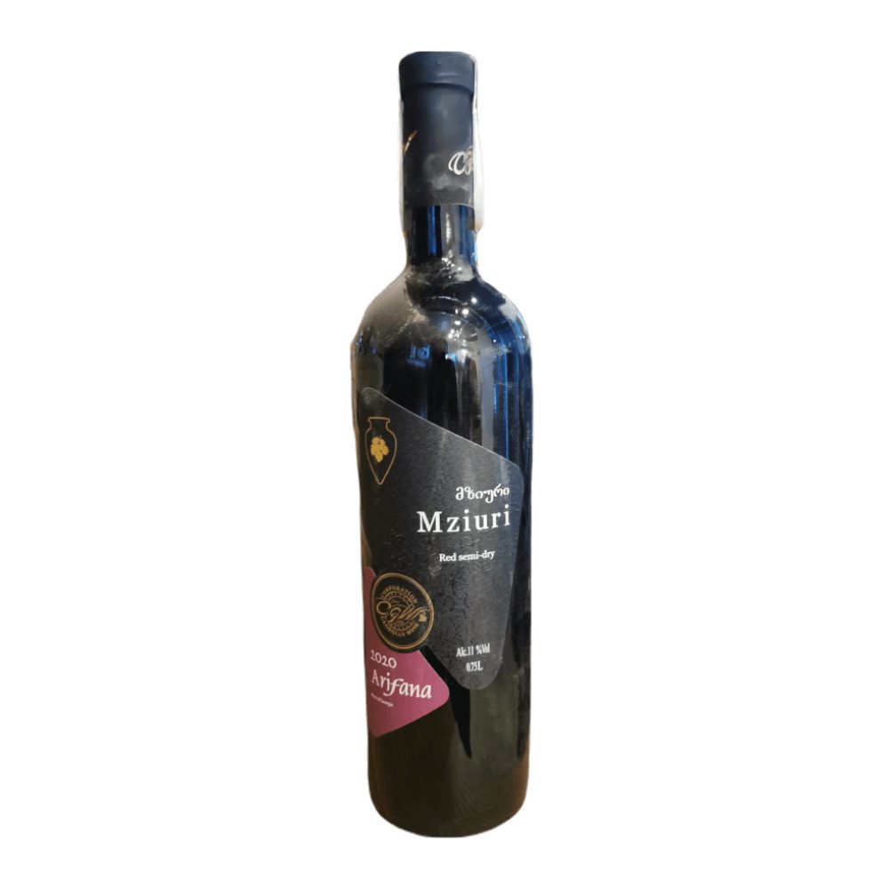 Wino Arifana Arifana Mziuri 11%% czerwone półwytrawne 750 ml