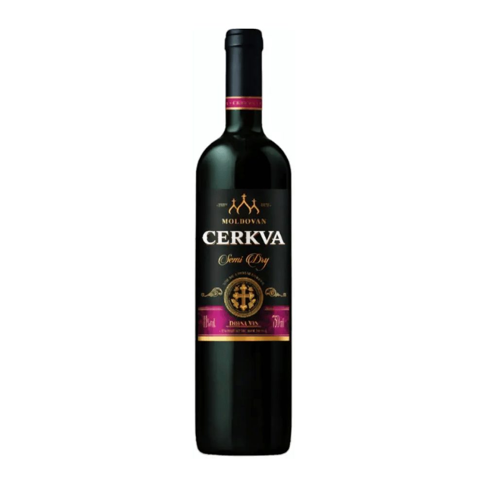 Wino Cerkva czerwone półwytrawne 750 ml