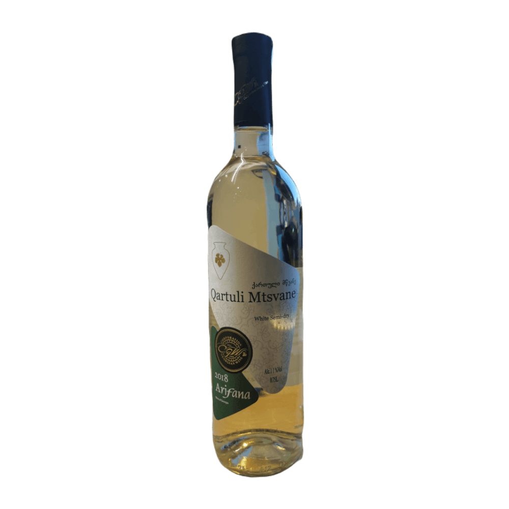 Wino Arifana Quartuli Mtsvane białe półwytrawne 750 ml
