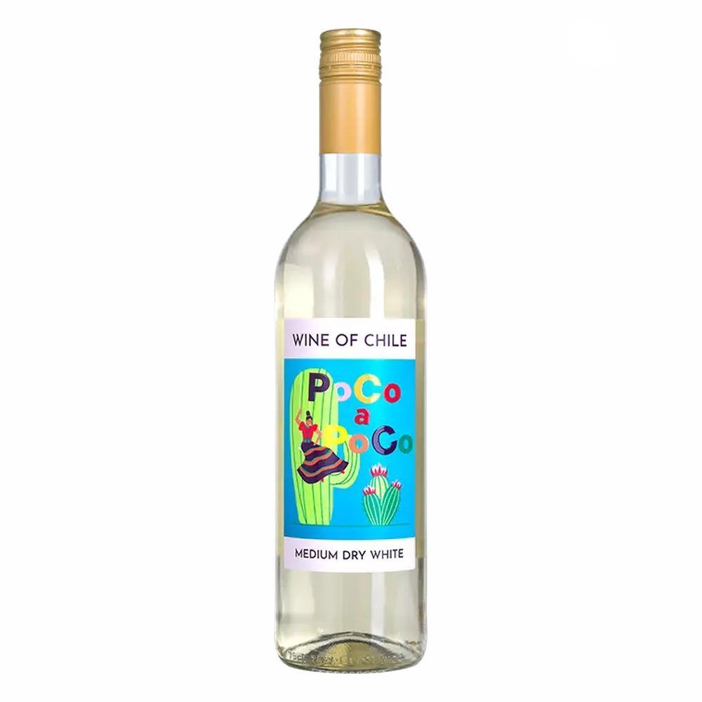Wino Poco A Poco Chile Białe Półwytrawne 750 ml