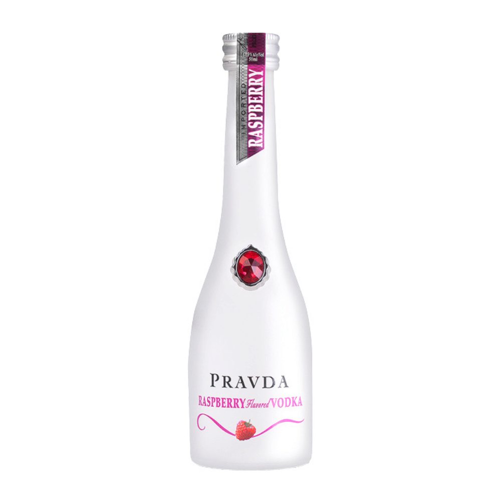Wódka Pravda Raspberry 37,5% 50 ml