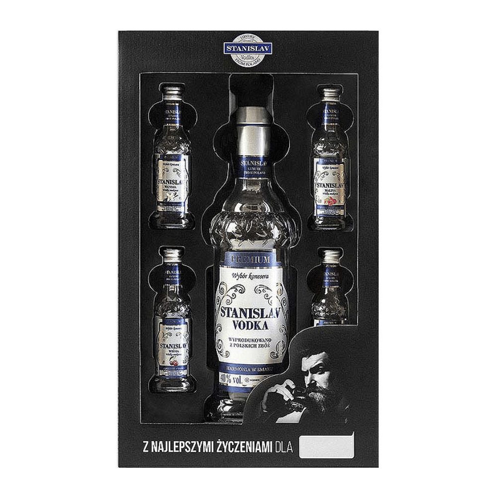 Wódka Stanislav Luxury 40% 750 ml + 4 miniaturki