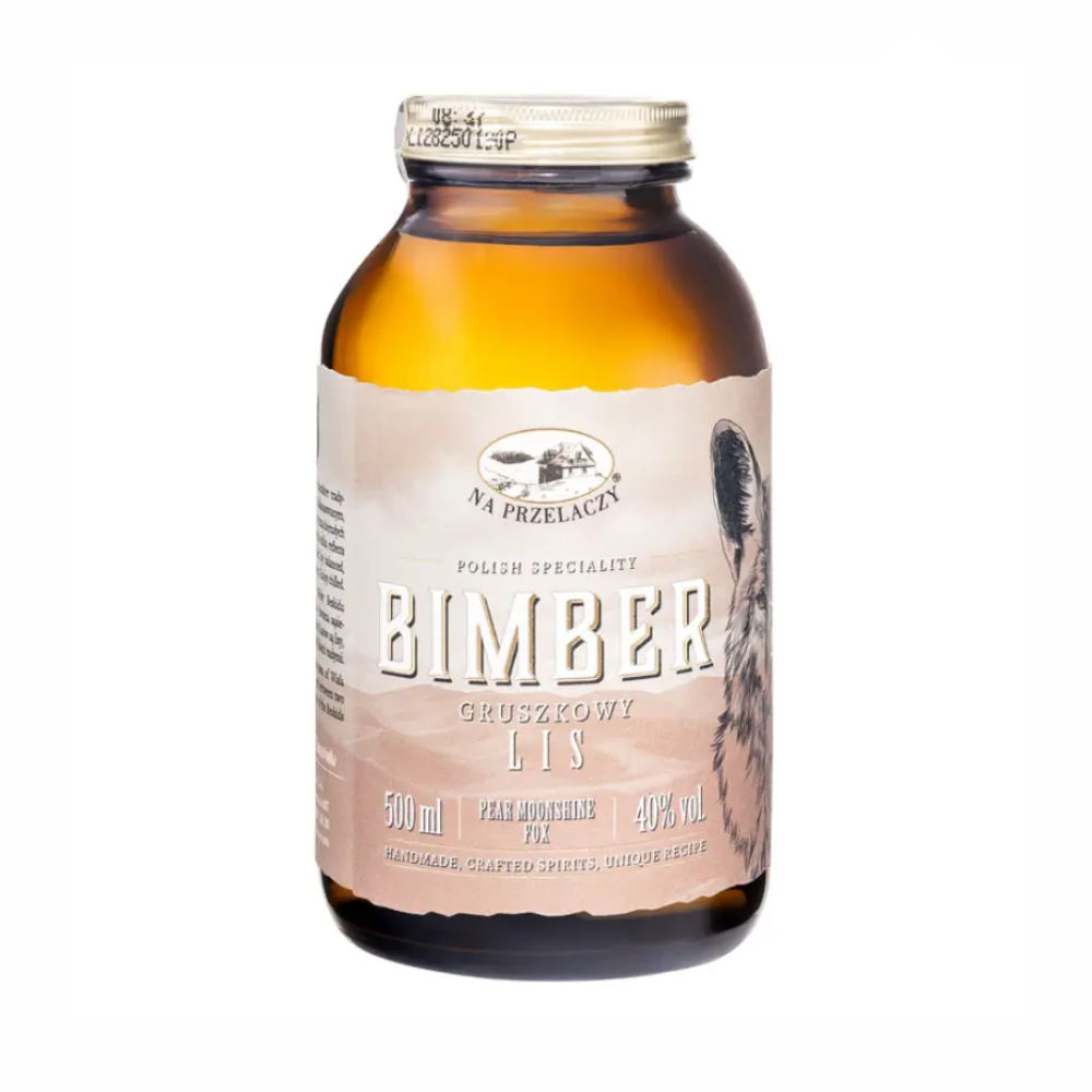 Bimber Na Przełączy Lis Gruszkowy New 40% 500 ml