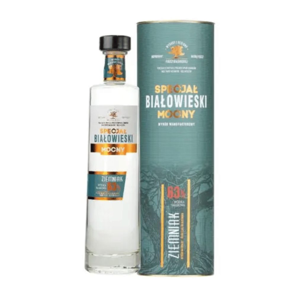 Wódka Specjał Białowieski Mocny Ziemniak 63% 700 ml tuba