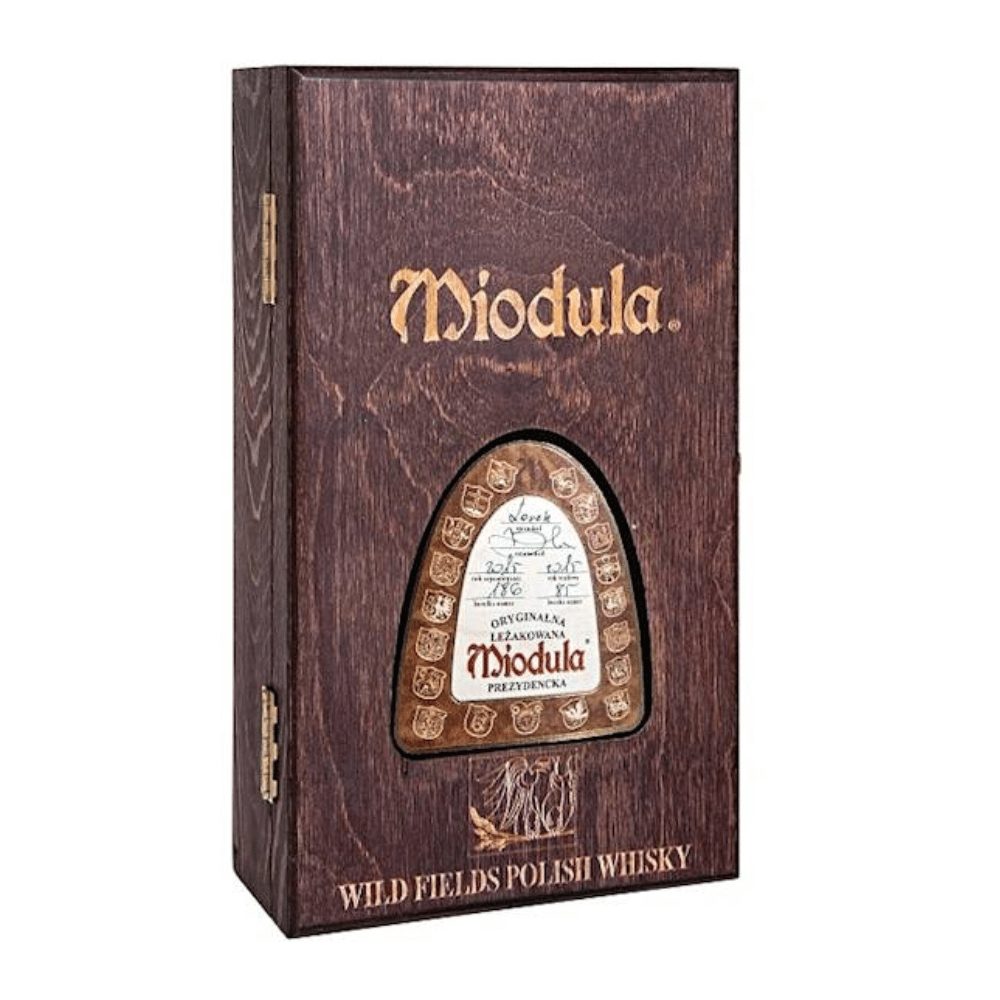 Miód Pitny Miodula Prezydencka  Wild Fields Single Grain 40% 500 ml skrzynka