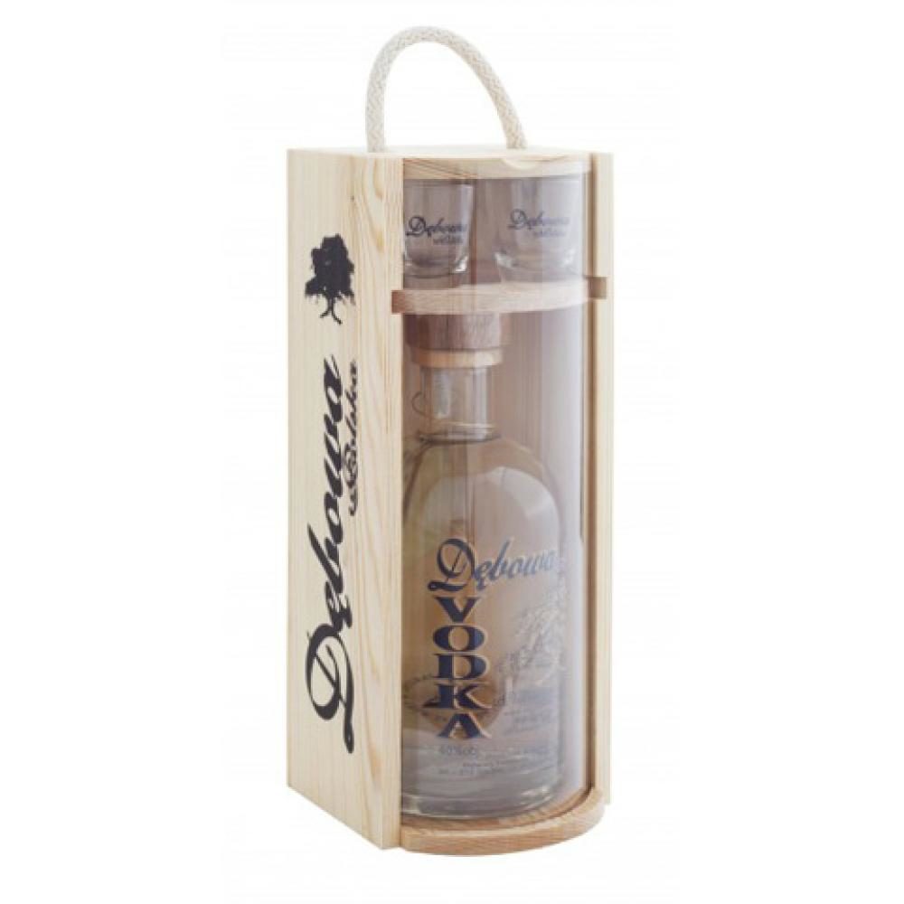 Wódka Dębowa De Chene 40% 700 ml + Kieliszki