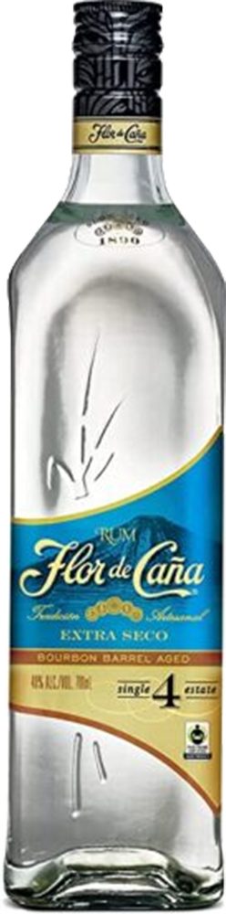 Rum Flor De Cana 4 Extra SECO 40% 700 ml