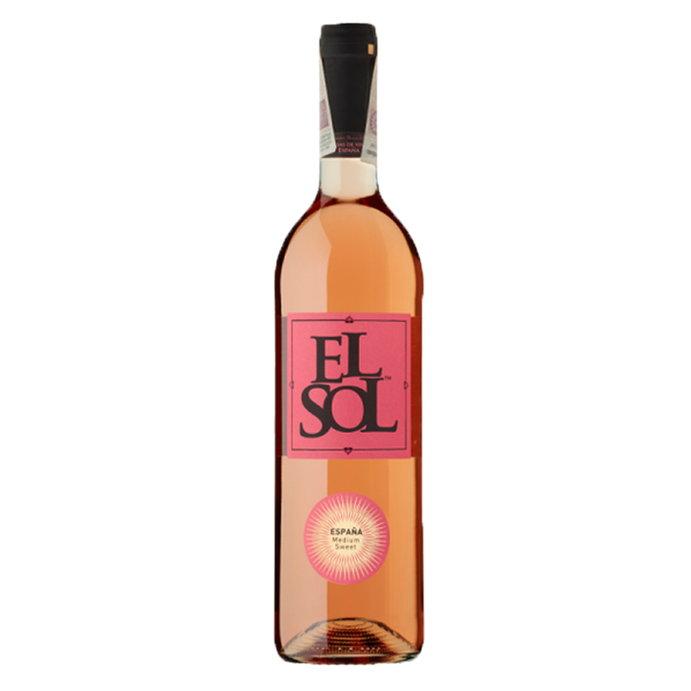 Wino El Sol Espana 9% różowe półsłodkie 750 ml