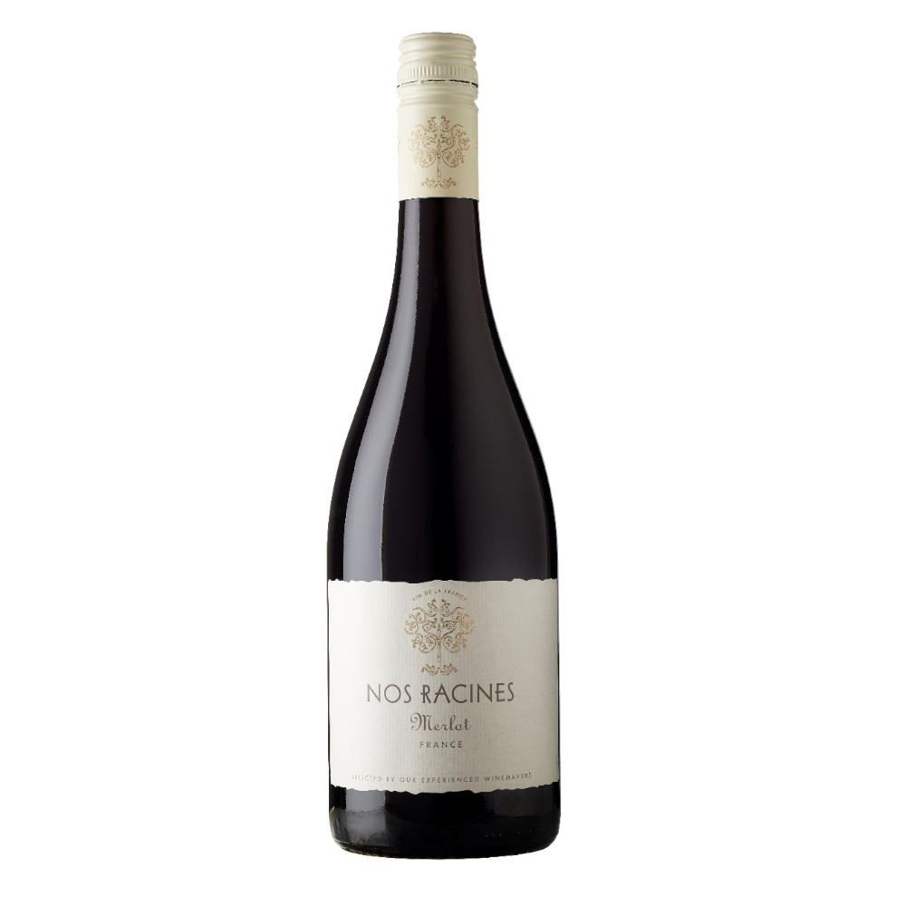 Wino Nos Racines Merlot 13% czerwone wytrawne 750 ml