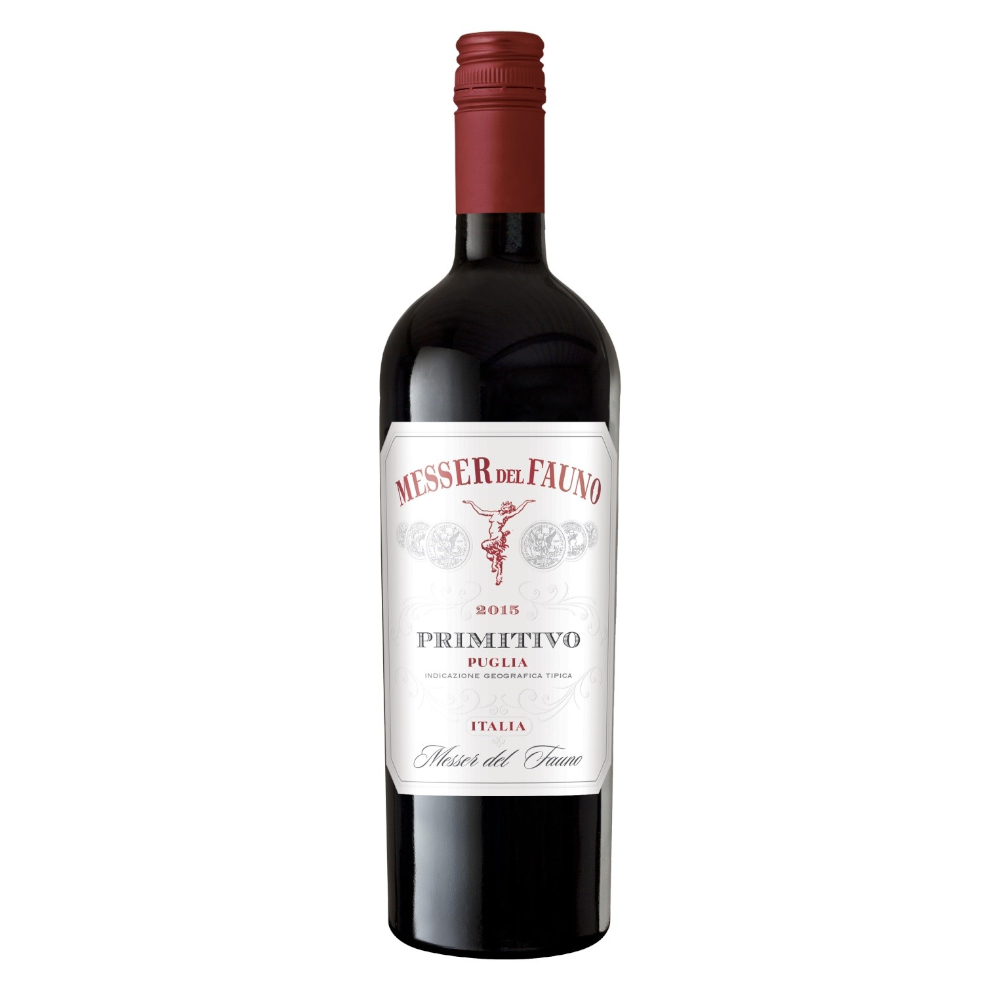 Wino Messer Del Fauno Primitivo 13% czerwone wytrawne 750 ml