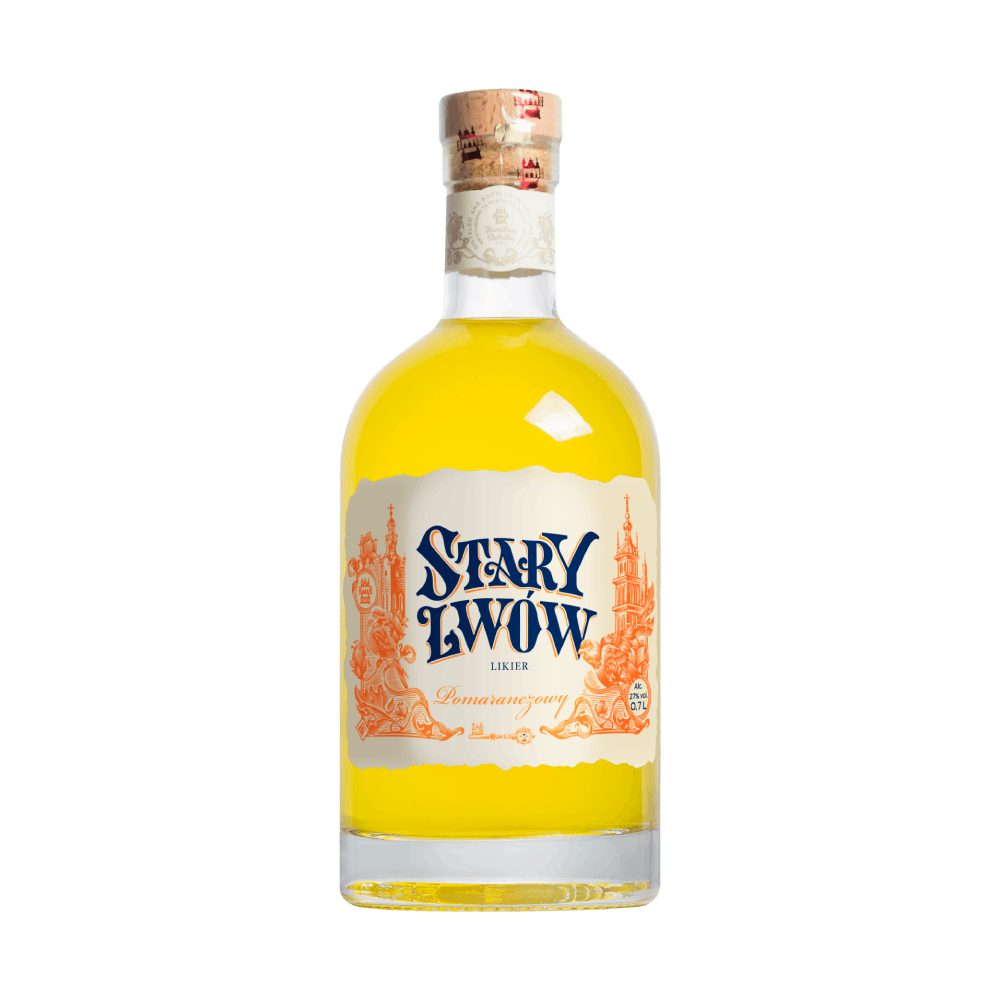 Likier Stary Lwów Pomarańczowy 27% 700 ml