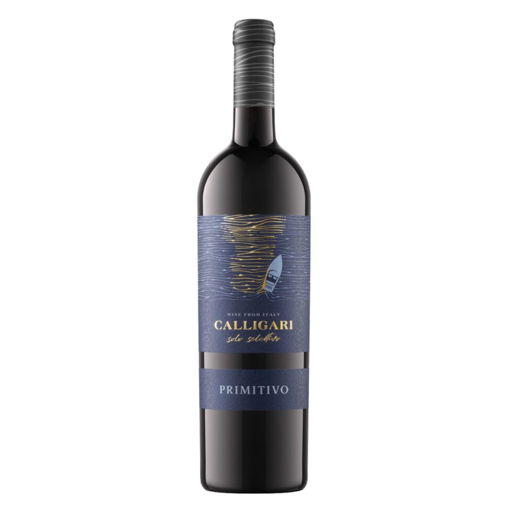 Wino Calligari Solo Primitivo 13% czerwone półwytrawne 750 ml