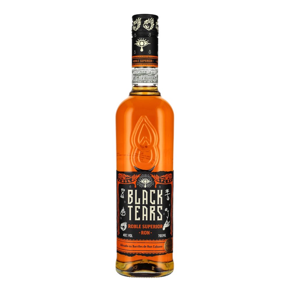 Rum Black Tears Roble Superior 40% 700 ml