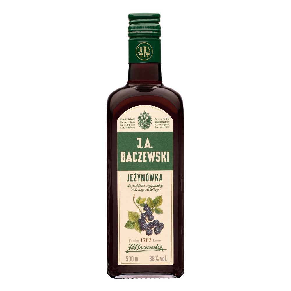Wódka J.A. Baczewski Jeżynówka 38% 500 ml
