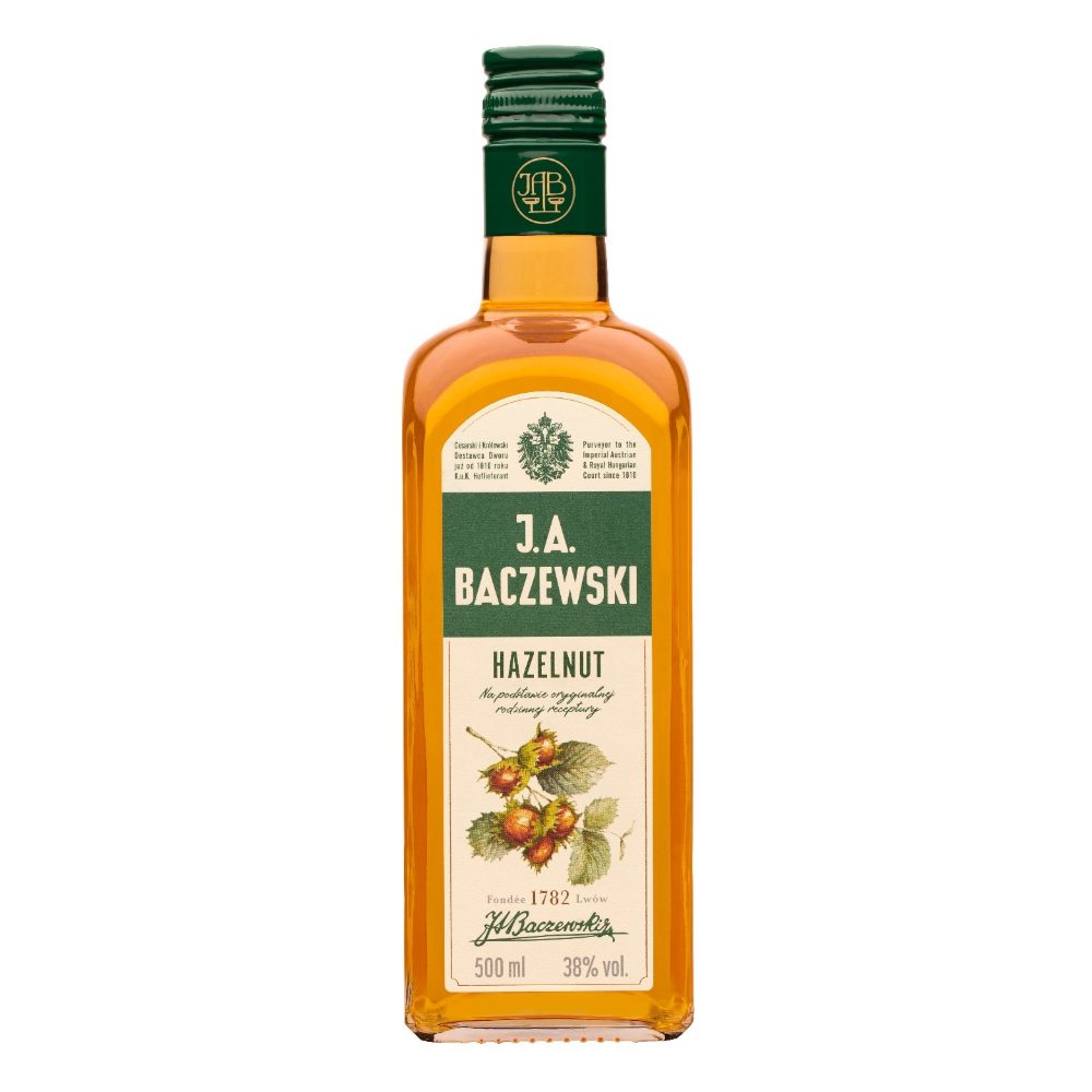 Wódka J.A. Baczewski Orzechówka 38% 500 ml