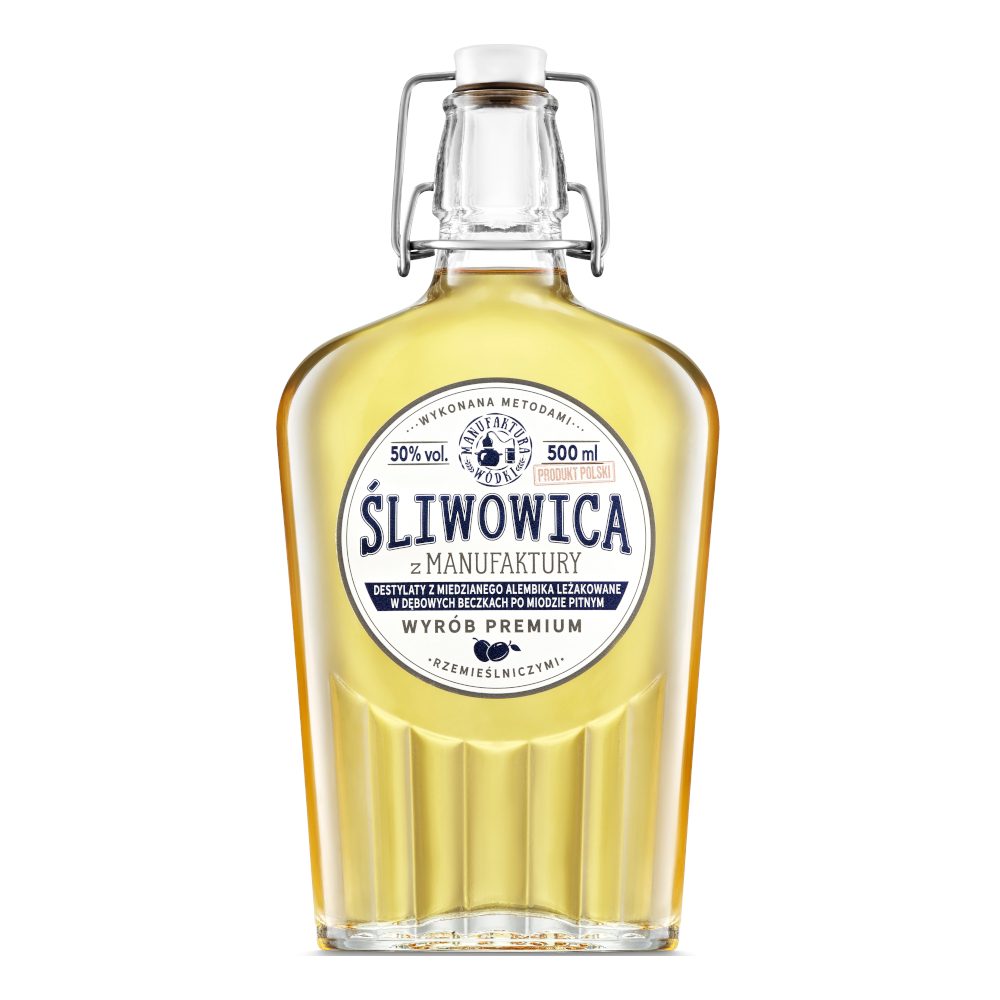Wódka Manufakturowa Śliwkowa 50% 500 ml