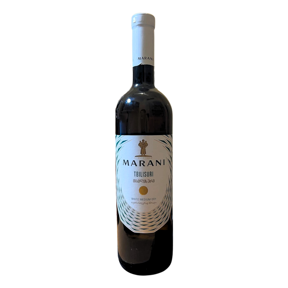 Wino Marani Tbilisuri 12% białe półwytrawne 750 ml