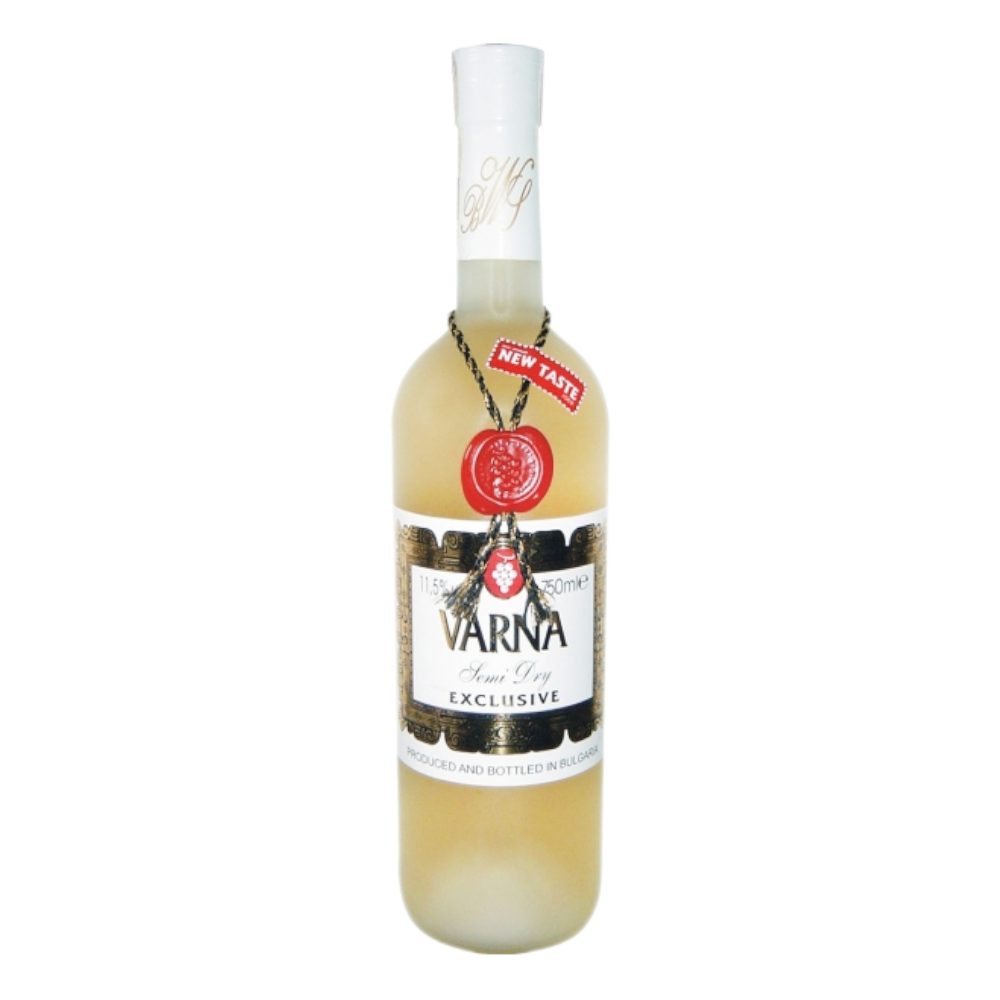 Wino Varna 11,5% białe półwytrawne 750 ml