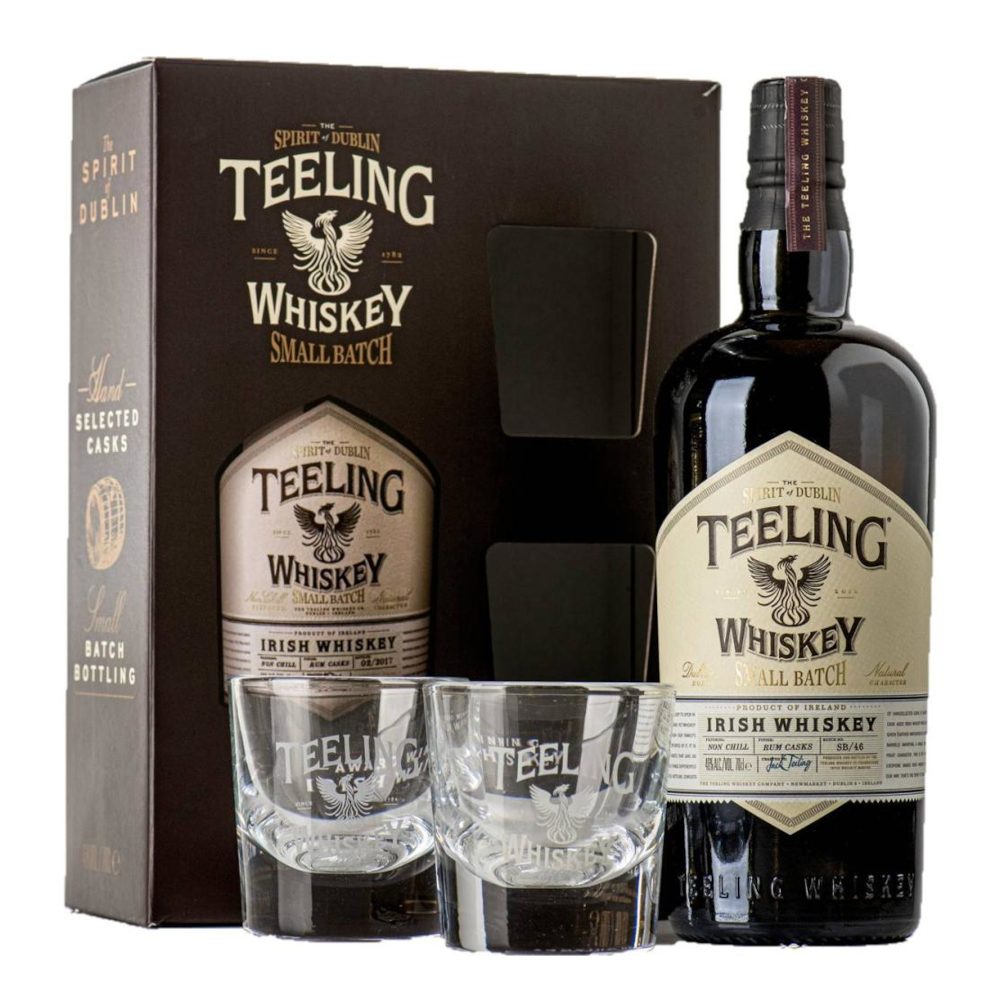 Whisky Teeling Small Batch + 2 szklanki 46% 700 ml kartonik