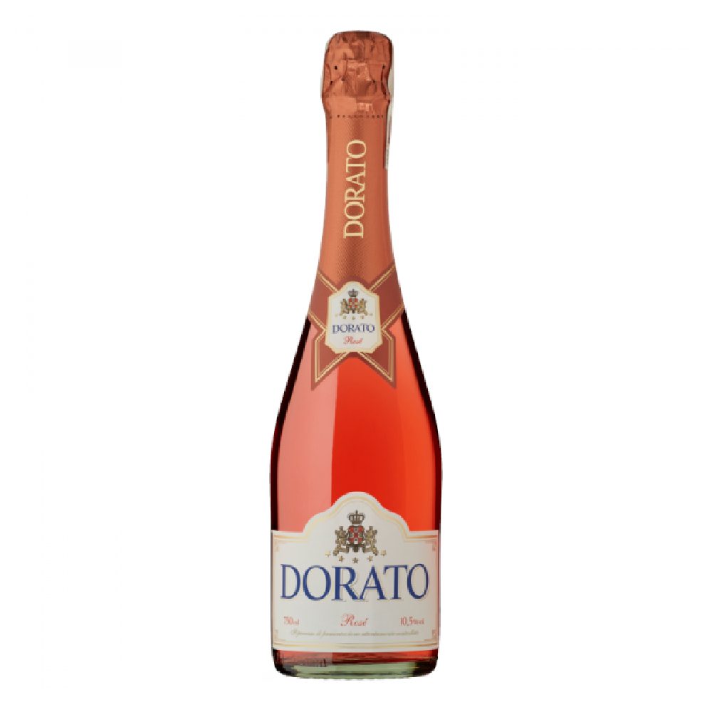 Wino musujące Dorato 11% różowe słodkie 750 ml