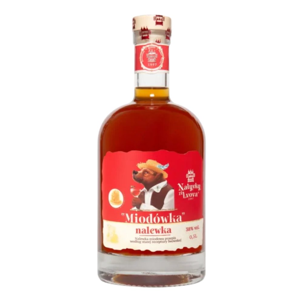 Nalewki ze Lwowa Miodówka 38% 500 ml