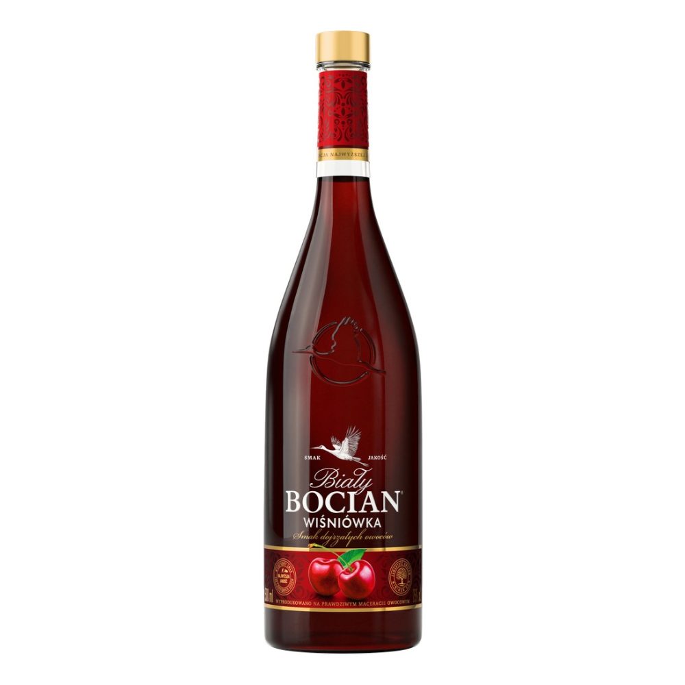 Wódka Biały Bocian Wiśniówka 25% 500 ml