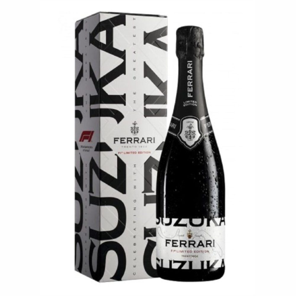 Szampan Ferrari Brut F1 City Edition Monza 12,5% białe wytrawne 750 ml kartonik