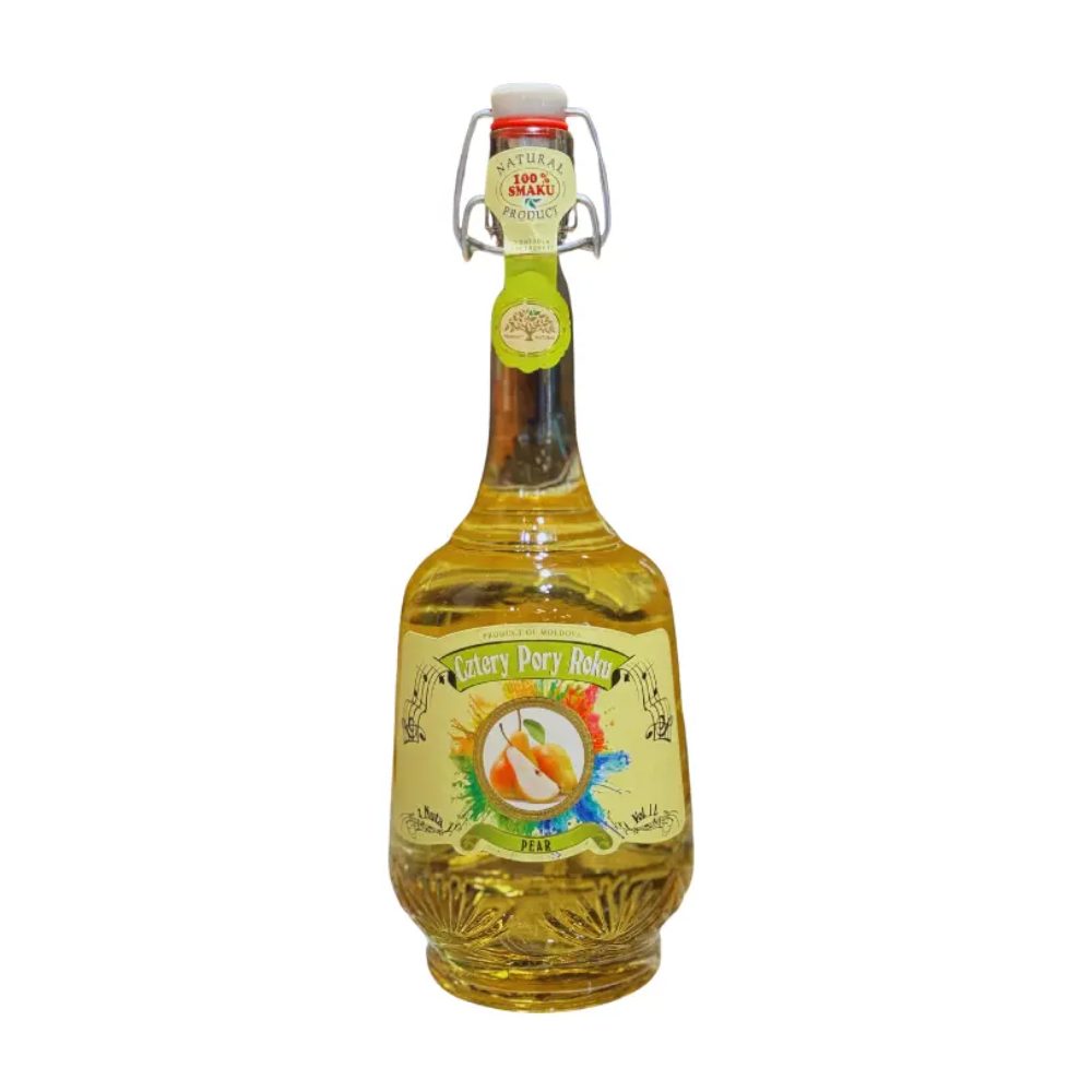 Wino Cztery Pory Roku Gruszka 10,5% białe słodkie 1000 ml