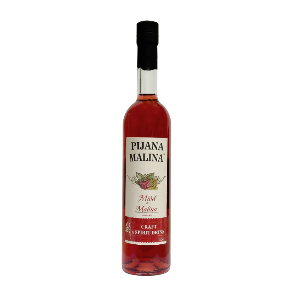 Nalewka Pijana Malina Miód & Malina 16% 500 ml