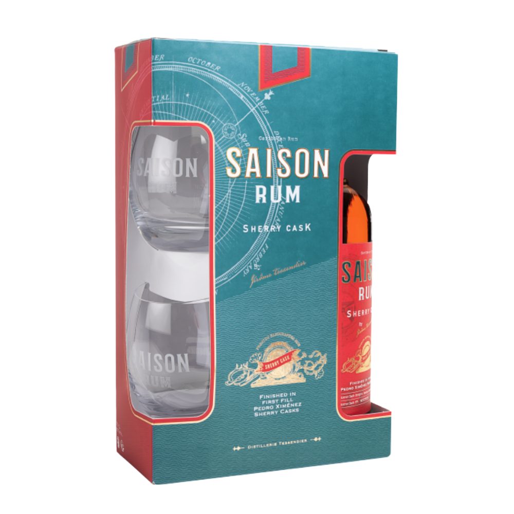 Rum Saison Sherry Cask 42% 700 ml + 2 szklanki